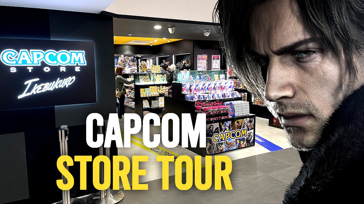 Video tour of the new Capcom Store in Ikebukuro! Capcom are on fire at ...