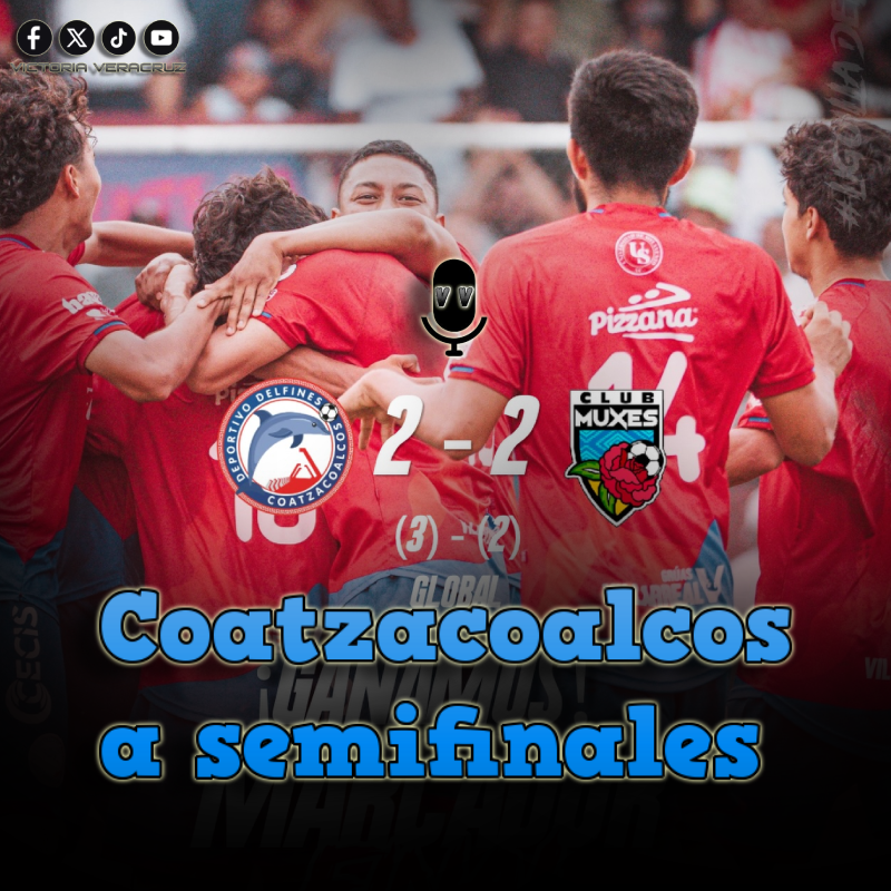 Victoriaveracru's tweet photo. 🐬⚽ Delfines de Coatzacoalcos ganó en el global 3-2 a Deportivo Muxes en los cuartos de final de la liga TDP.
Nota completa: https://t.co/uJivJAsAhB https://t.co/zBvmdB9KUp