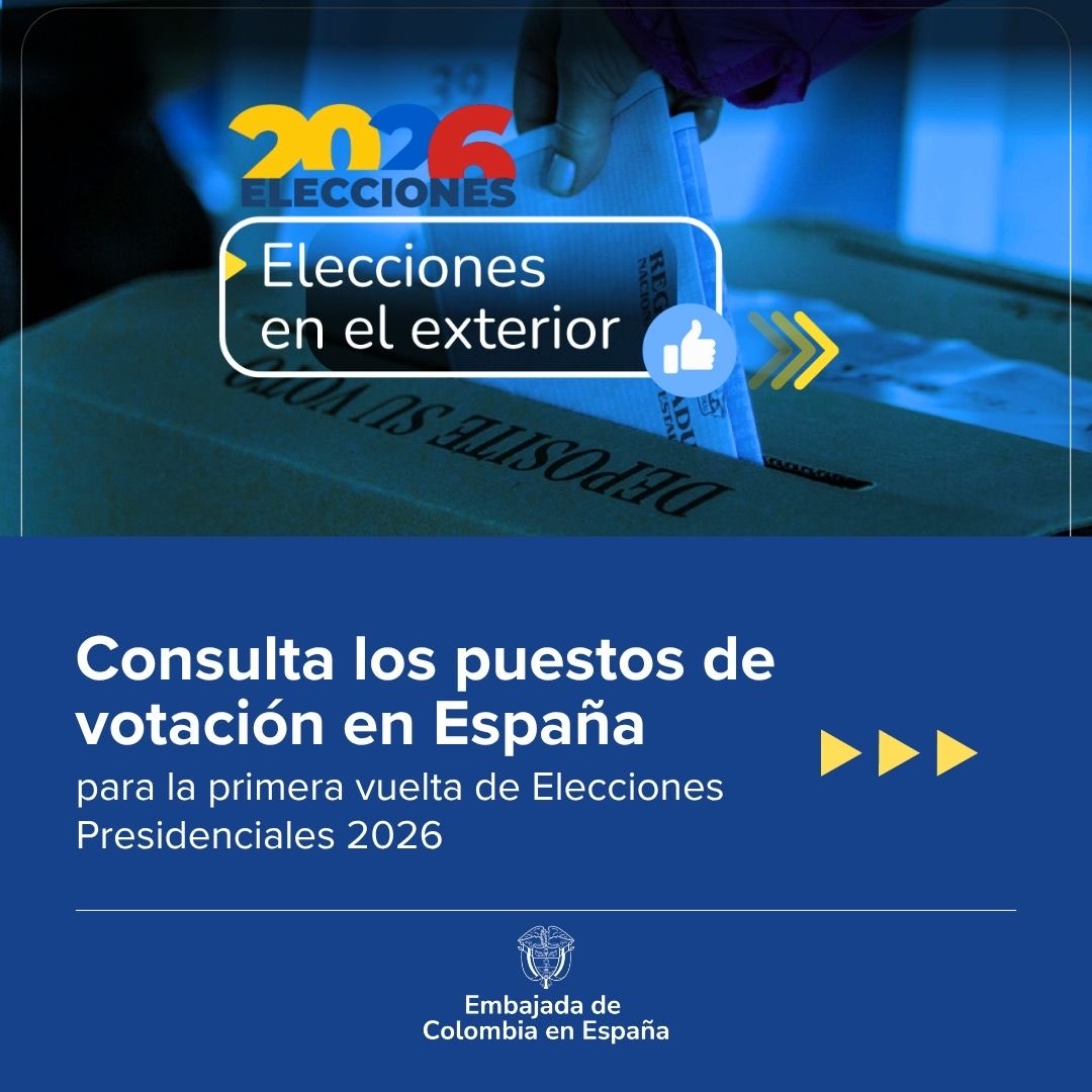 Embajada de Colombia en España tweet media