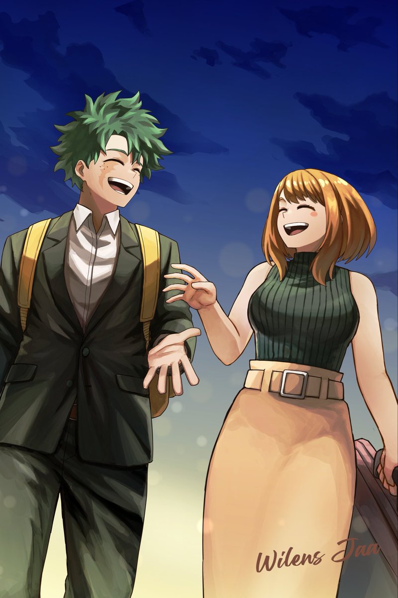 wilensjaa's tweet photo. MIDORIYA &amp; URARAKA - MY HERO ACADEMIA

Hope you like it
Follow @wilensjaa for more arts
Thanks for like and share

-
-
-
-
-
-
#midoriyaizuku #ochakouraraka #bokunoheroacademia #animefanart #art https://t.co/pm2xDcG4Ok