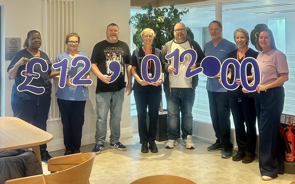 swffd's tweet photo. @unclenezzer and @Threpio celebrating this year’s total with @elhospice staff! https://t.co/5FxqYDkqdR