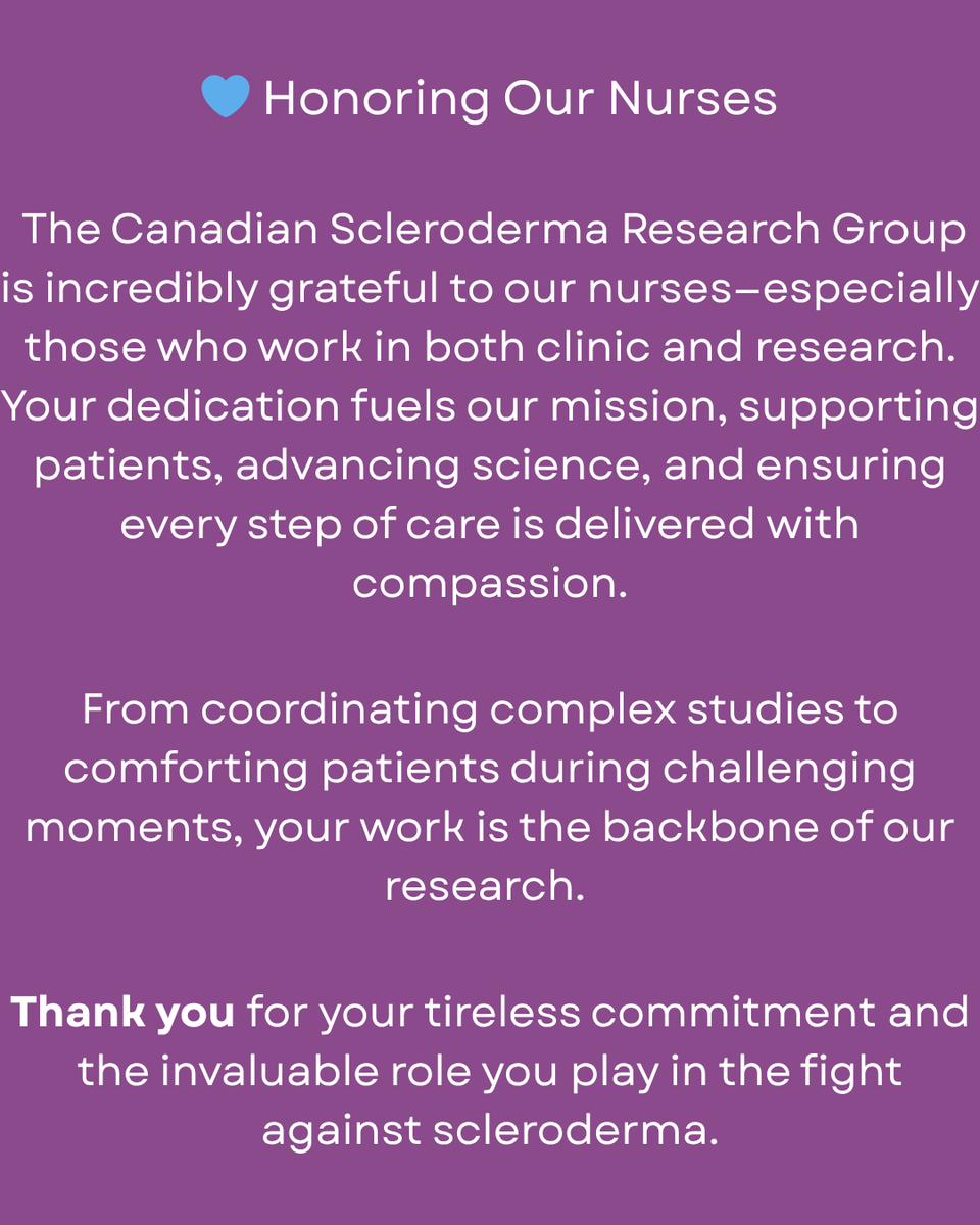 CSRG2022's tweet photo. To the nurses who do it all: your compassion powers our research and care—thank you! https://t.co/vx8tI3zUIQ