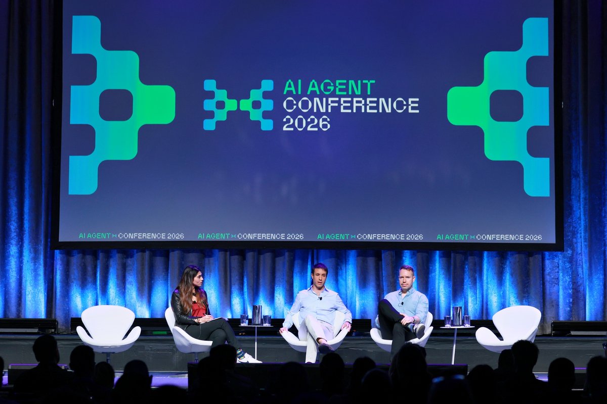 palafoxjavi's tweet photo. Huge thanks to AI Agent Conference for the opportunity to share what we've been up to at HappyRobot!

When asked how things have changed since we first went into production two years ago, my answer was simple: the ambition has grown.

At the beginning, companies were trying to create point solutions with AI. A one to one translation of an existing workflow.

As trust has built in the technology and in the partner, companies have begun to see AI as a transformational tool.

Today, companies are redesigning workflows as they automate them. Agents don't exist with the same design constraints.

Think of the ticket created for a support conversation that could have been solved live. Instead of replicating that ticket creation process, one of our customers is leveraging 2 agents working in the background to get the issue solved live. One customer call. No ticket needed.

Our mission has always been changing how work is done. We're on the next phase of that journey with our customers!