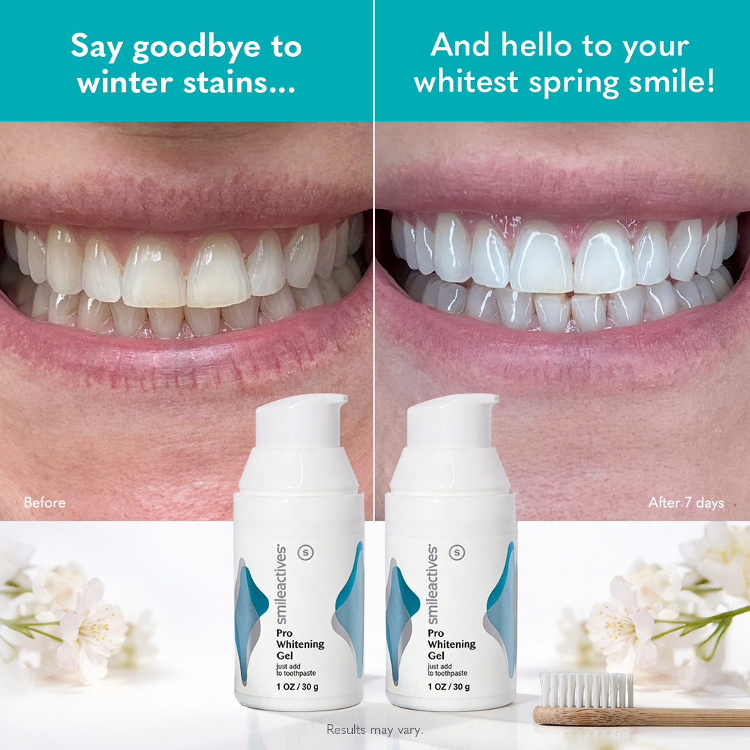 Smileactives's tweet photo. 7 days of Pro Whitening Gel 🤩🦷 See the difference a week makes when you whiten while you brush. No extra steps, just results. Ready to see your own transformation? ✨ https://t.co/S5O0bTJcXQ