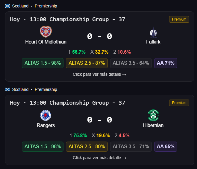 mizudoragoon's tweet photo. 🏴🔥 Escocia entra en modo definición… y los favoritos no quieren soltar la cima.

📈 Rangers con ventaja brutal en probabilidades
📈 Hearts también apunta a sumar fuerte
Si los dos cumplen, la pelea por la liga se va a poner SABROSA 👀⚽

Las tendencias ya están marcando el camino…
👉 https://t.co/oUHZeHhqJp

#Futbol #LigaEscocesa #Pronosticos #ApuestasDeportivas #FutbolInternacional #Estadisticas #Predicciones