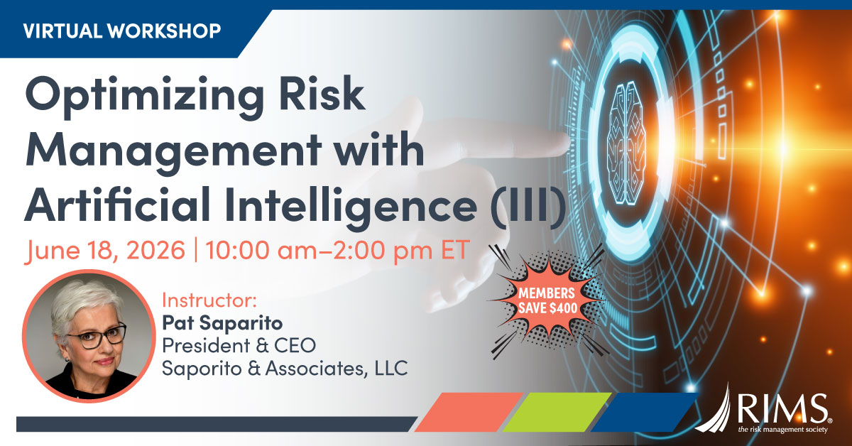 RIMS, the risk management society tweet media