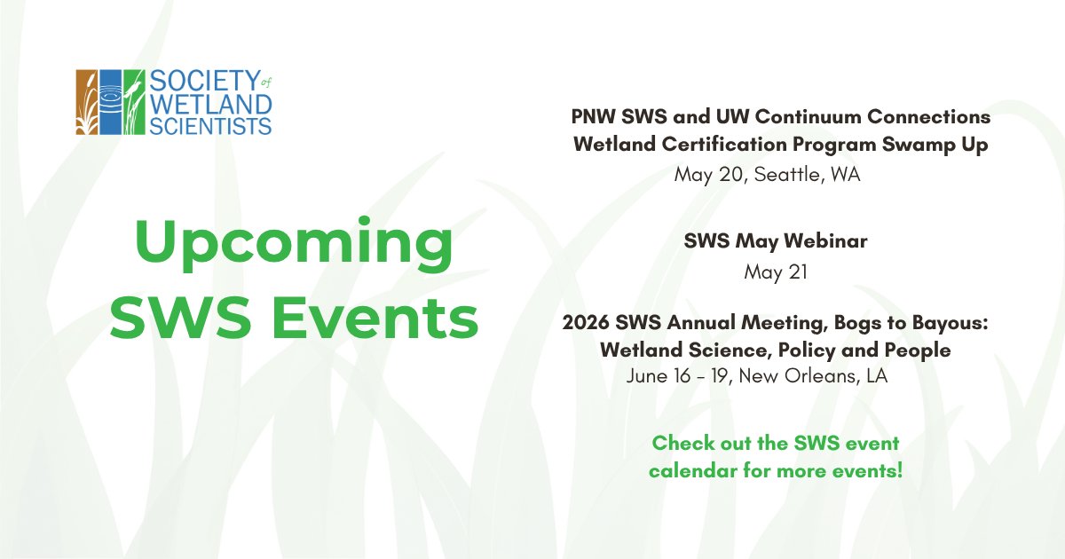 Society of Wetland Scientists tweet media