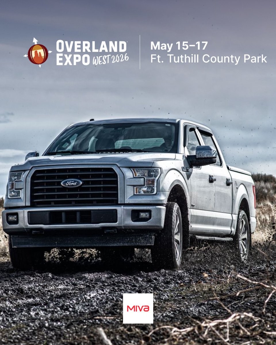 miva's tweet photo. Auto ecommerce is messy. B2B, DTC, fitment data, all in one catalog. Most platforms crack under this weight. Miva was built for it. Find us at Overland Expo West 5/14-5/17. #OverlandExpoWest #automotive https://t.co/tyb1WNIiyf