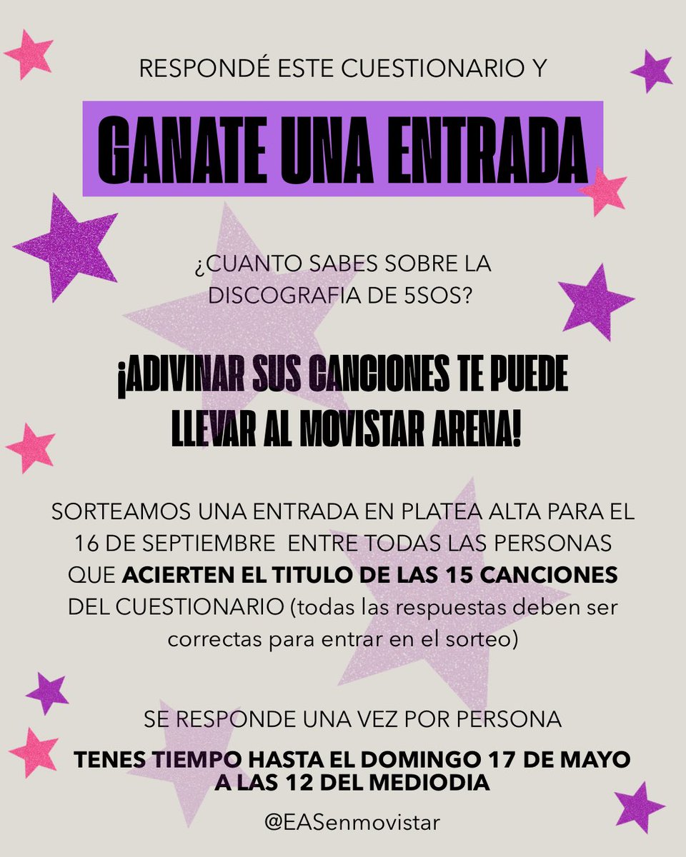 ENTRADAS 5SOS ARGENTINA tweet media