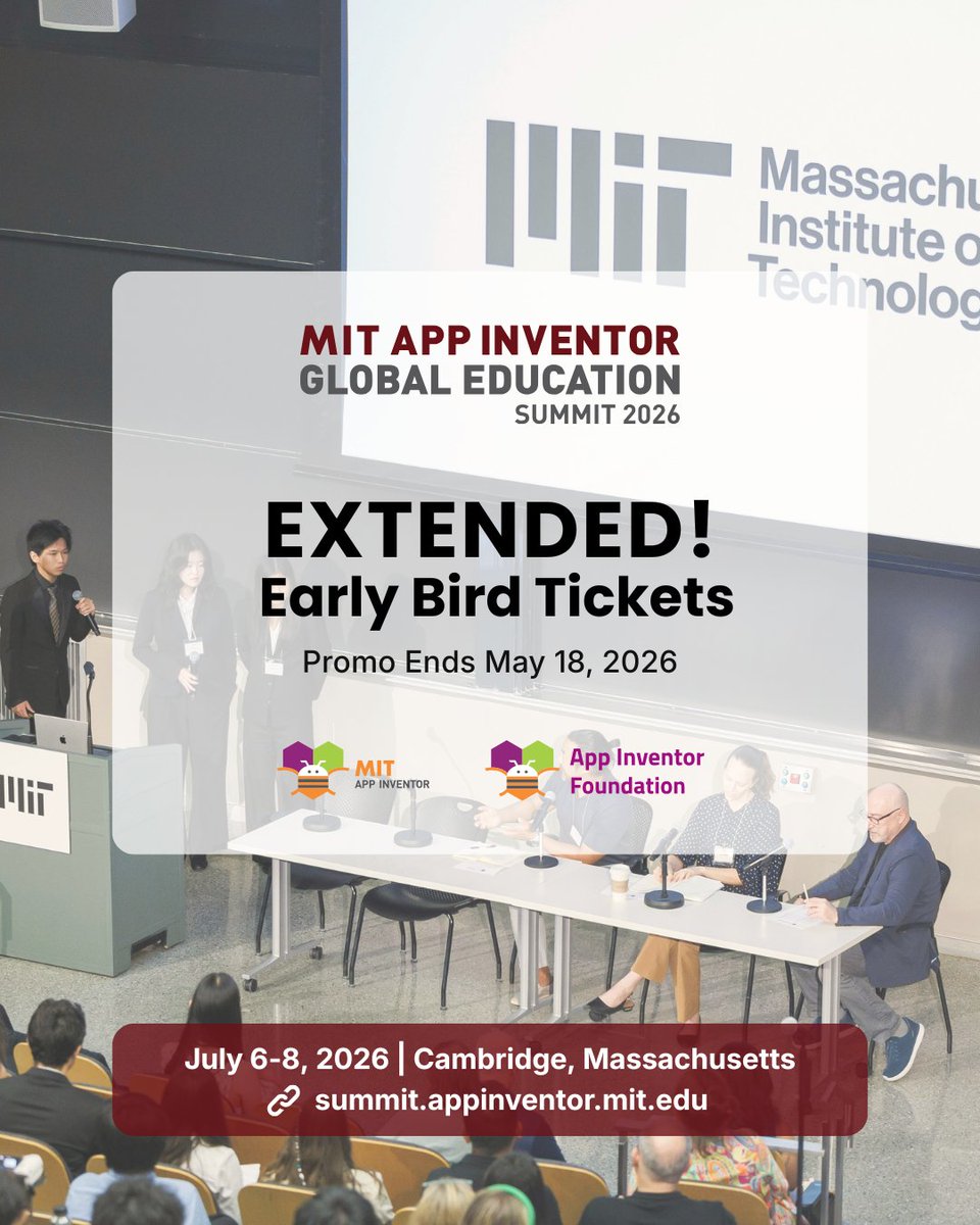 MITAppInventor tweet picture