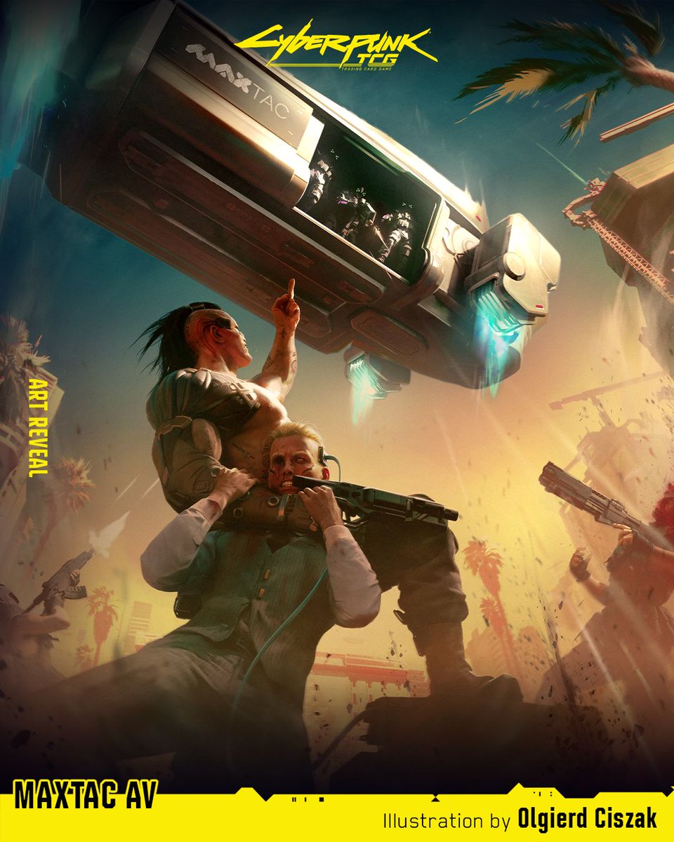 Cyberpunk Trading Card Game tweet media