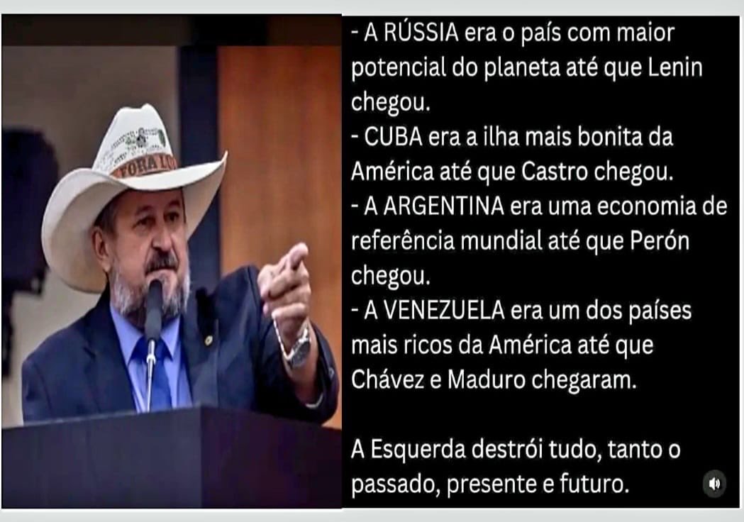 GilbertoCattan1's tweet photo. A esquerda destrói tudo por onde passa! https://t.co/UczFQGVdtY