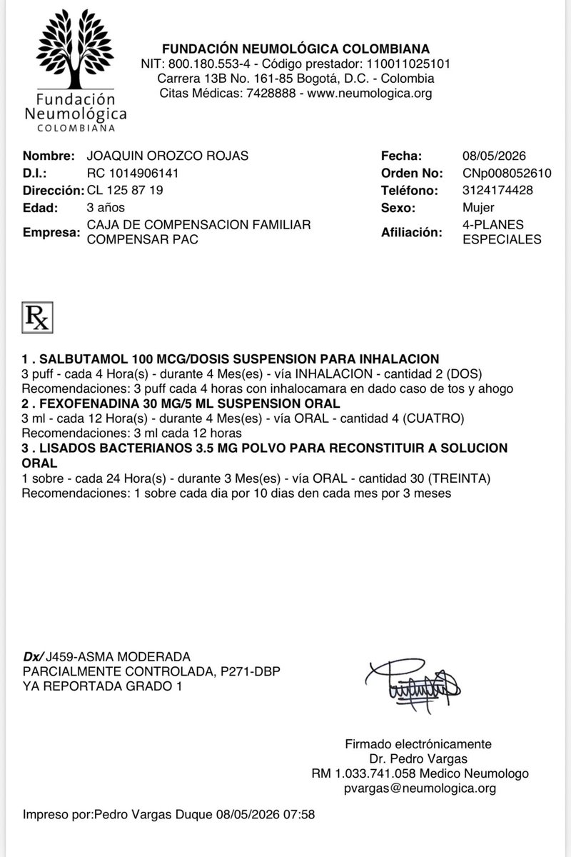 Jony3636's tweet photo. Ahora justo que menciono esto en redes, me dicen que no me van a entregar la formulación completa como dice la orden, la cantidad es clara @Compensar_info y siempre me han entregado los 30 que corresponde a los 3 meses, es la primera vez que tengo este problema y #Eticos dice https://t.co/bPq9sOlB89