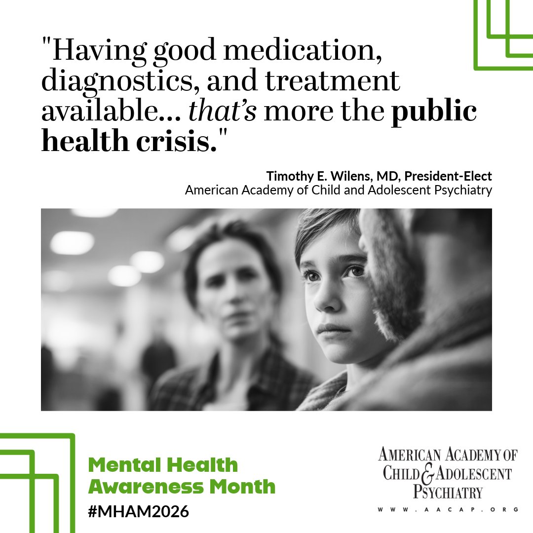 American Academy of Child & Adolescent Psychiatry tweet media