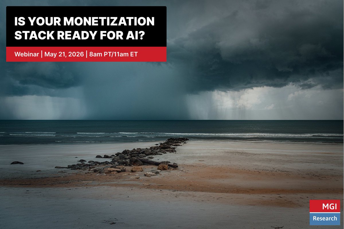 MGIResearch's tweet photo. What happens when AI pricing models move faster than your monetization stack can adapt?

Most Quote-to-Cash environments weren’t built for usage pricing, metering complexity, or AI-driven variability.

MGI Research explores where things break on May 21:
https://t.co/TDCdQk8aOE https://t.co/m0hiwD312C