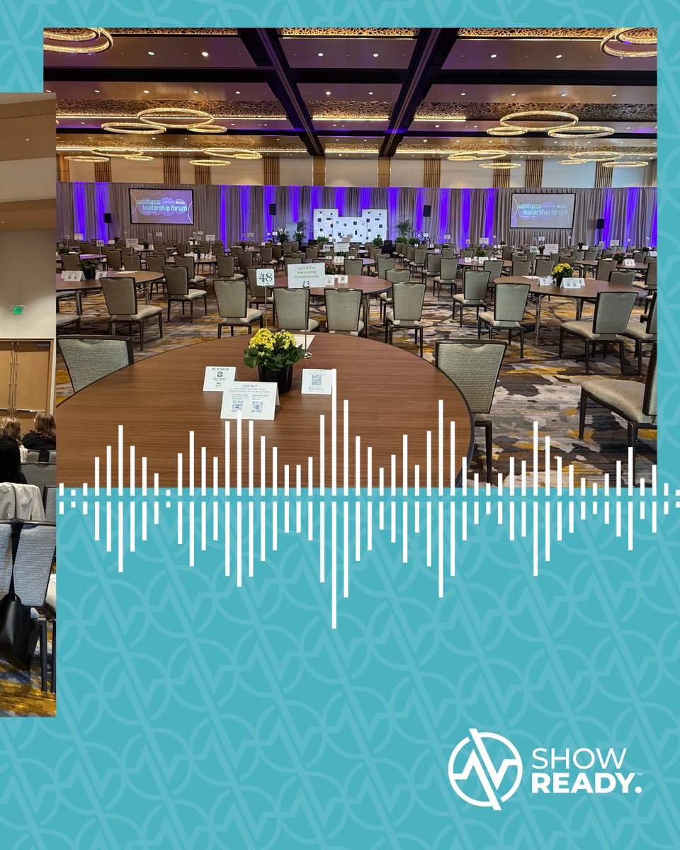 _showready_'s tweet photo. For the @IAEE_HQ Women’s Leadership Forum at @MGMNatlHarbor, speakers held the room as presentations stayed visible from every angle and soft uplighting kept the focus forward. From the general session to breakout conversations, the momentum never dropped. 💬✨ https://t.co/hpjG3CImL6