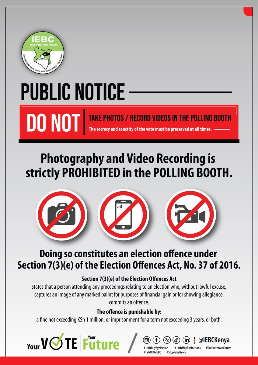 IEBC tweet media