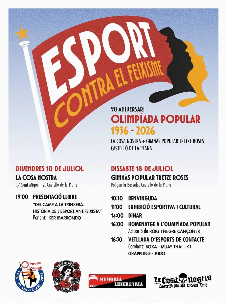 La Cosa Nostra Castelló Antifa Social Club tweet media