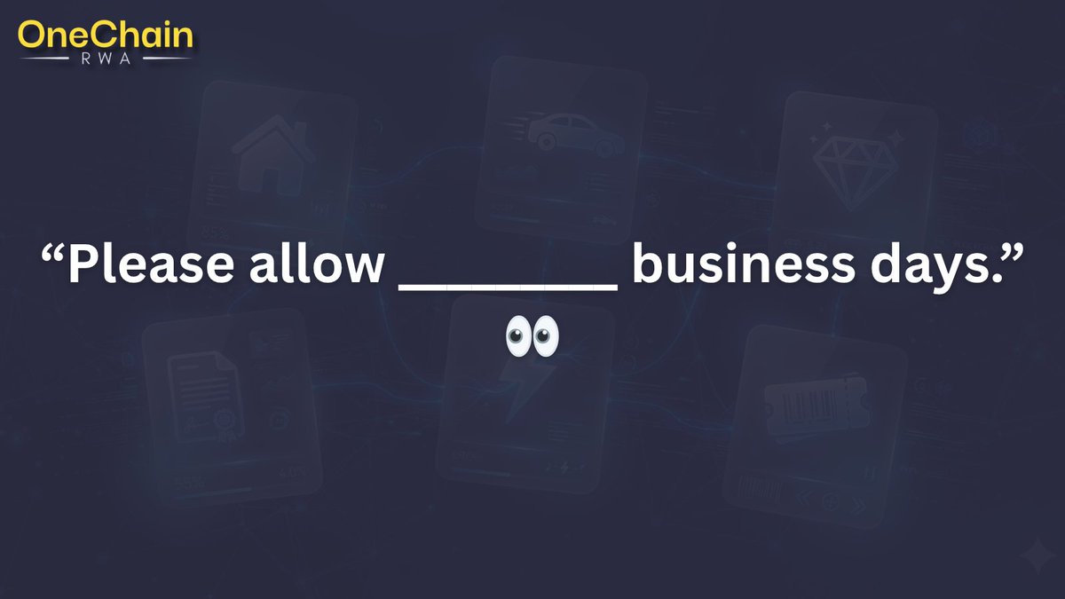 OneChain RWA tweet media