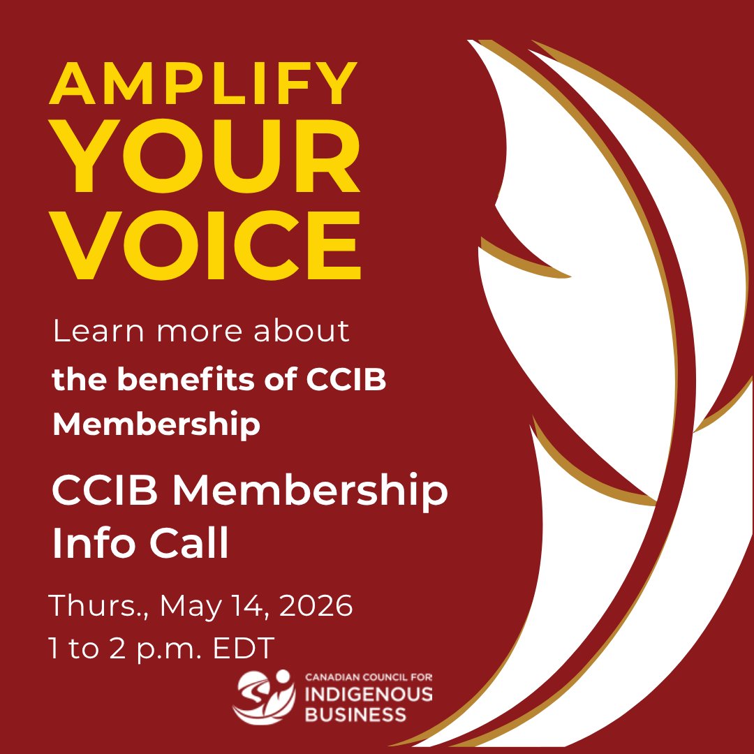 Canadian Council for Indigenous Business tweet media