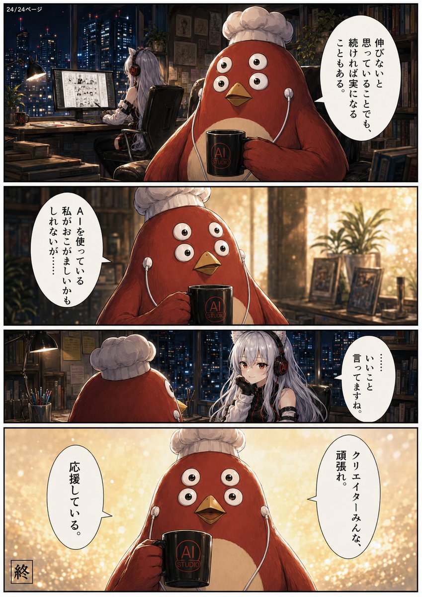 ポス鳥「ジョージ＝コクム」（森に入ったのですが怪物もおらず、ポス鳥だけがいました。赤字貿易経営者！ tweet media