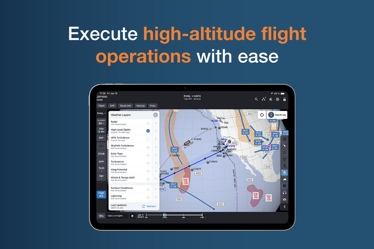 Jeppesen ForeFlight tweet media