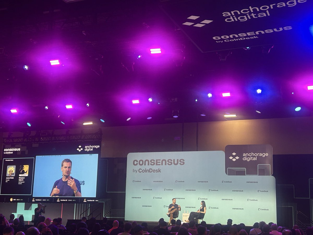 bigrkg's tweet photo. back from Consensus Miami 2026. my notes app looks like a crime scene.

quick thread on what actually mattered, not the stage quotes everyone is recycling.

1/ web3 finally grew up around defi.

three years ago every booth was a new L1 claiming 100k TPS. this year nobody cared about chains. the floor was stack. stablecoin rails, RWAs, on chain credit, perps, derivatives, settlement. boring in the best way. the kind of boring that prints revenue.

2/ the loudest category nobody is naming correctly is AI agents for defi.

not chatbots. not "ask my wallet" demos. real agents routing liquidity, rebalancing LPs, hedging perp exposure, running DAO treasuries. Raoul said agents dominate defi in 5 years. on the floor it felt closer to 18 months.

if you are still building a better dashboard, you are already late.

3/ the tradfi guys were different this year.

i used to explain what a stablecoin is to bank people. this time a Morgan Stanley wealth guy asked me about basis trades on tokenized treasuries and which custody setup makes their compliance team less twitchy.

DTCC testing corp actions on chain. Morgan Stanley turning on spot crypto for wealth. Saylor pushing tokenized credit as the next capital markets layer.

they are not exploring anymore. they are shipping. quietly. with budgets.

4/ the regulatory tone shift is underpriced.

CFTC chair basically said the era of regulation by enforcement is ending. you could feel founders exhale in real time. legal panels that used to be funeral marches turned into roadmaps.

5/ side conversations beat the mainstage.

best alpha came from a 1am dinner where a stablecoin issuer, an RWA founder and an ex Goldman structurer argued about who actually owns the yield in tokenized t bills.

nobody won. everybody learned.

6/ pattern i kept noticing.

every serious team had stopped pitching TVL. they pitched revenue, take rate, distribution. crypto is finally speaking the language of business.

7/ honest read: this is positive for the industry.

not in a number go up way. in a the plumbing is being laid by people who actually know what plumbing is way.

ai agents will be the interface. stablecoins the rails. RWAs the inventory. defi the venue.

the next cycle will not look like the last one. it will look like finance. just faster, cheaper, weirder.

what was your single biggest takeaway from Consensus this year?