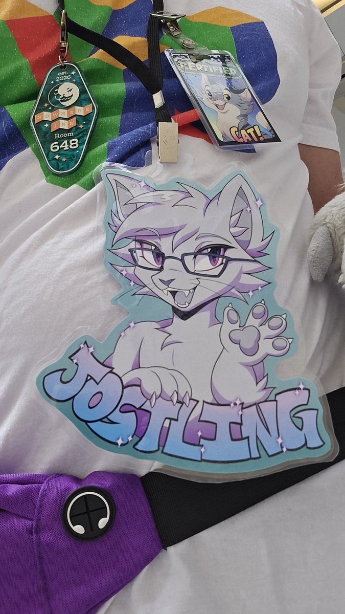 JostlingVR's tweet photo. Loving my new badge. Big thanks to @centikitt! https://t.co/9ggWaNiyLi