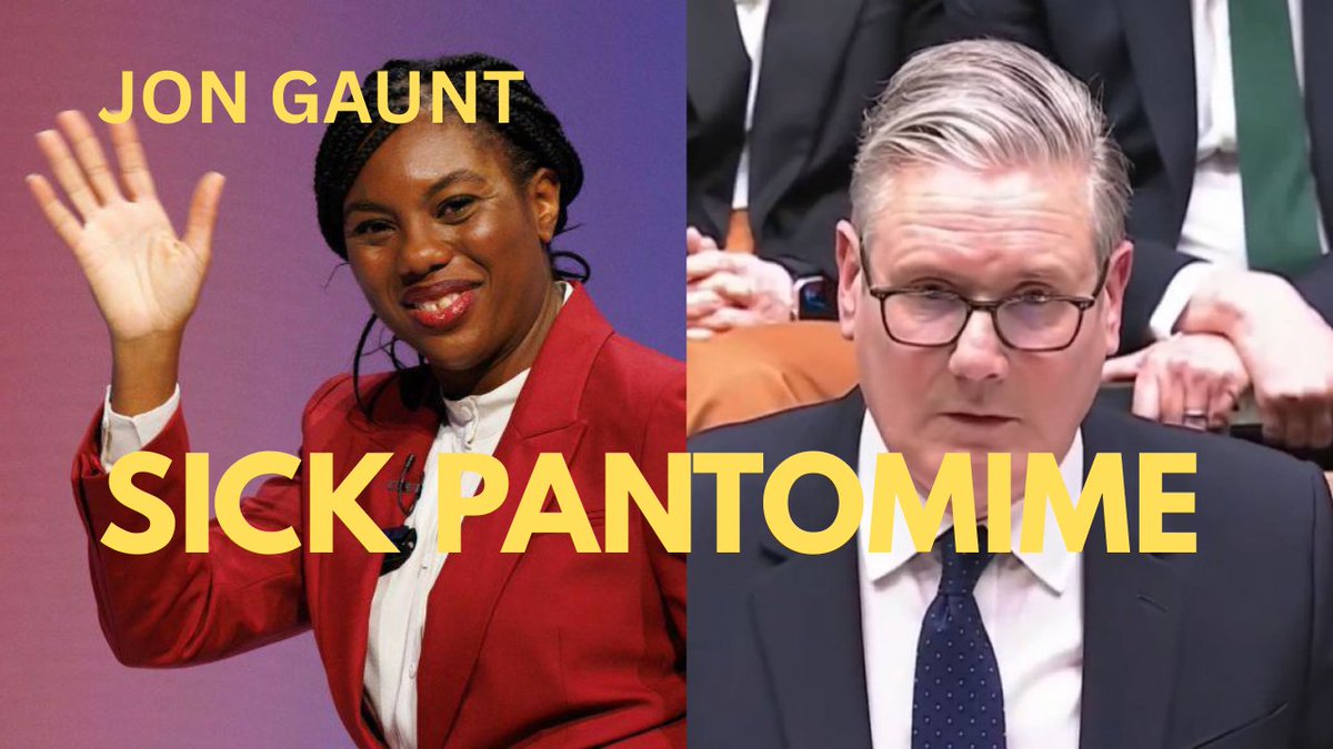 jongaunt's tweet photo. The King's Speech? More like a sick PANTOMIME! 🤡 Starmer is a squatter in No.10 and he looked DEFEATED today. Kemi was on fire, but Farage is the one with the real agenda. We need an election NOW.
LIVE at 6 PM! Don’t miss it. ⬇️ #JonGaunt #KingsSpeech #Starmer #Farage https://t.co/oLgOsN5hWl
