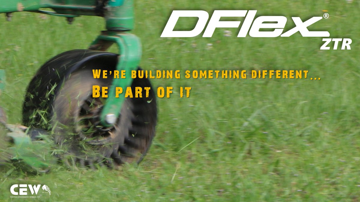 DFlexbyCEW's tweet photo. CEW is building something different. 

The DFlex® ZTR wheels are designed to eliminate downtime with a rugged, flat-free, shock-absorbing design that handles the toughest debris.

Ready to upgrade to DFlex® wheels today? Order online at https://t.co/N3PpYJDL3x to keep your mowers rolling all season.

For more information about DFlex® ZTR, visit our website https://t.co/dAm0TR7q5J or call 1-800-479-4335.

#ZeroTurnMower #LawnMaintenance #MowerDealer #GreenIndustry #FreshCutGrass #LandscaperLife #EquipmentSales #CuttingGrass #TurfManagement