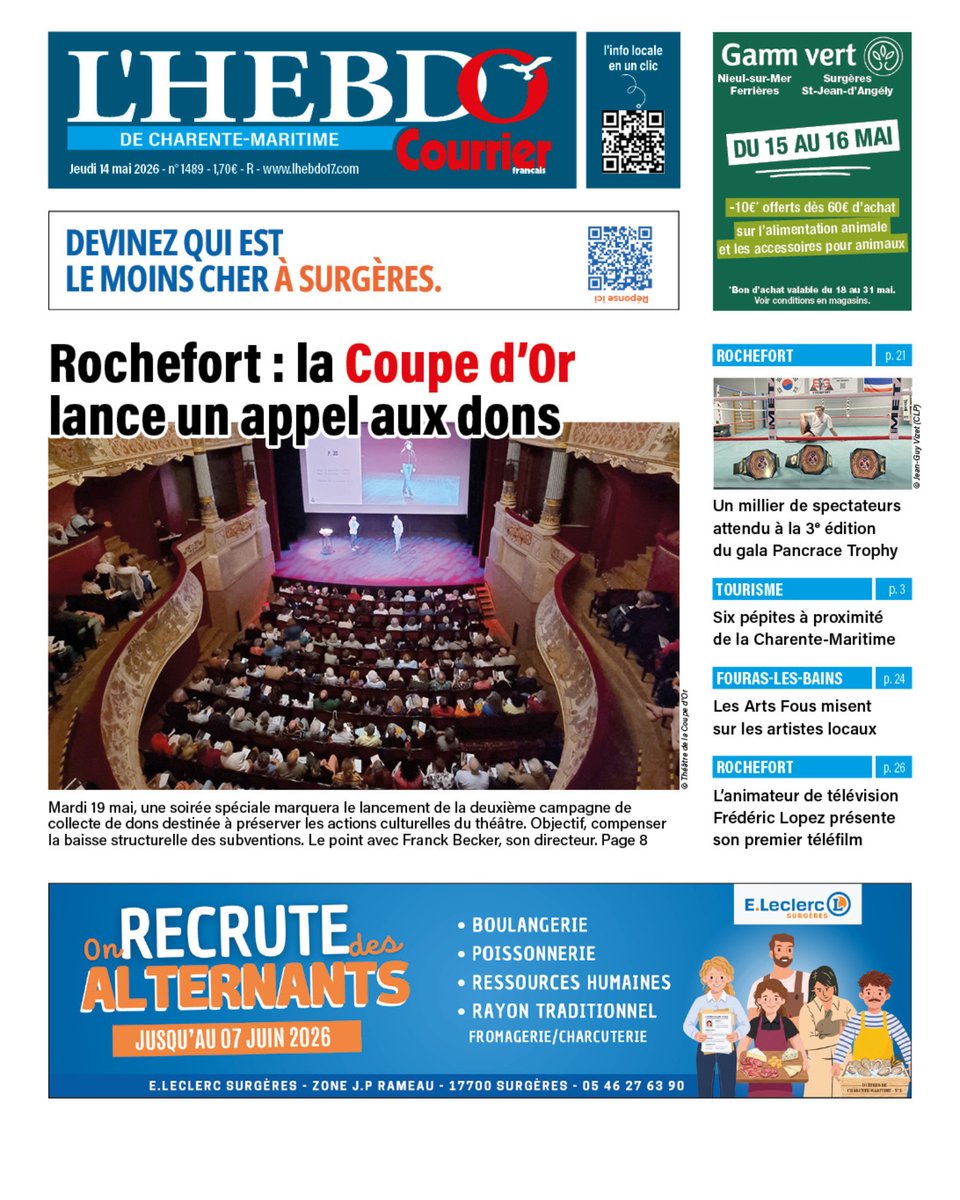 L'Hebdo de Charente-Maritime tweet media