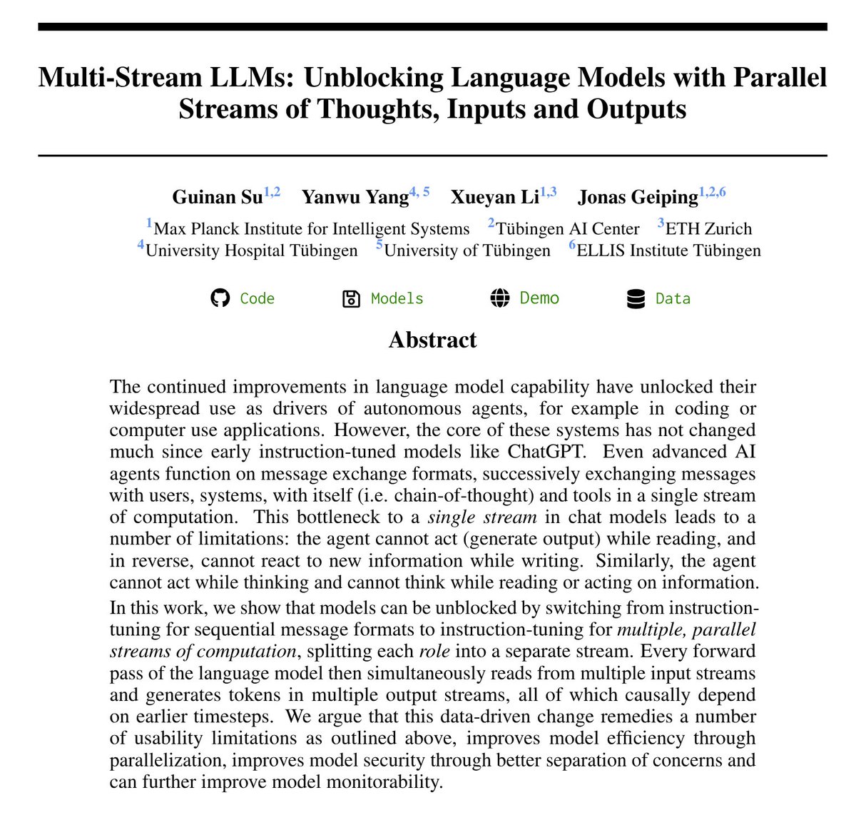 jonasgeiping's tweet photo. This paper could not have been written without the help of my amazing Tübingen co-authors, @guinansu , Yanwu Yang and Xueyan Li!

Finally, the link to the paper is: https://t.co/SZZ8OIKMaG
where we also link to code, data and models. https://t.co/emDdY0Es2M