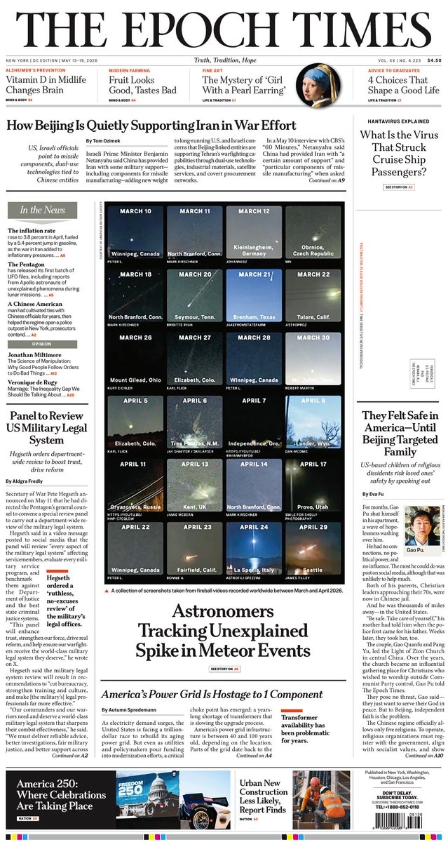 Epoch Times Print Edition tweet media