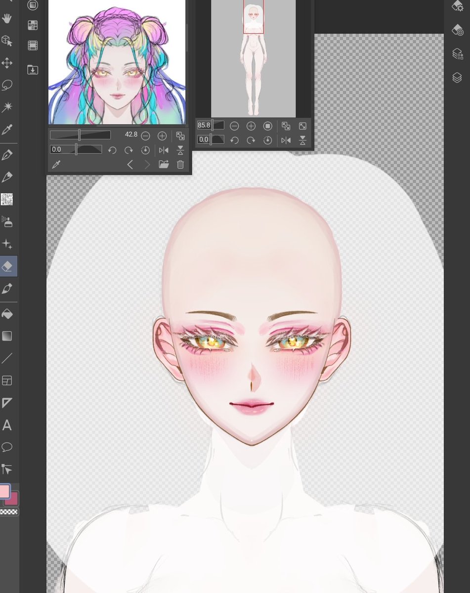 IsleenBravaVT's tweet photo. ✨ Progress on my vtuber dotter 👀 ✨
#Live2D #Vtuber https://t.co/ZjugMm2dbJ