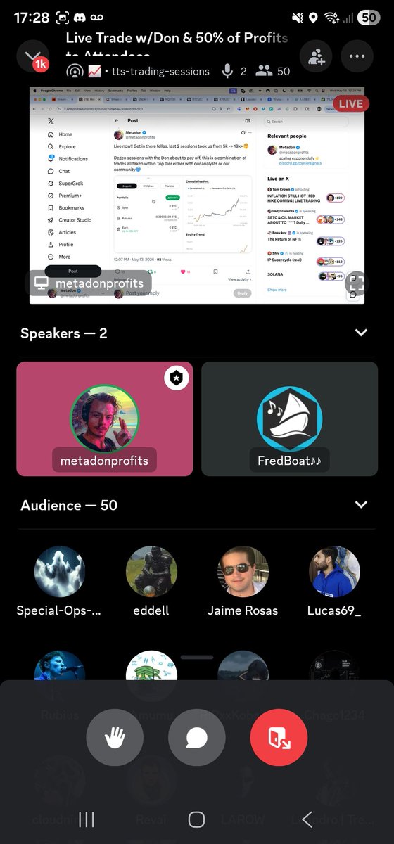 ProonStar_nft's tweet photo. @metadonprofits As usual the Don is back in classic TTS style giving back to the community! Killer live trades on the last stream which made $$$$ don't miss out! https://t.co/y9eZGVxDVq