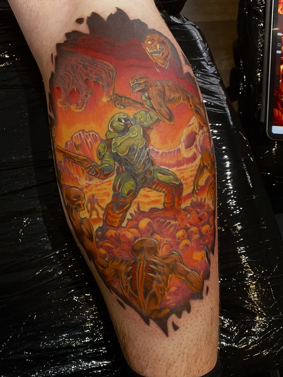 SpeshWebster's tweet photo. @DOOM Rip and tear!! 😤🔥🤘🏻 #Doom 

@DOOM @Bethesda_UK https://t.co/4EABInGlOM
