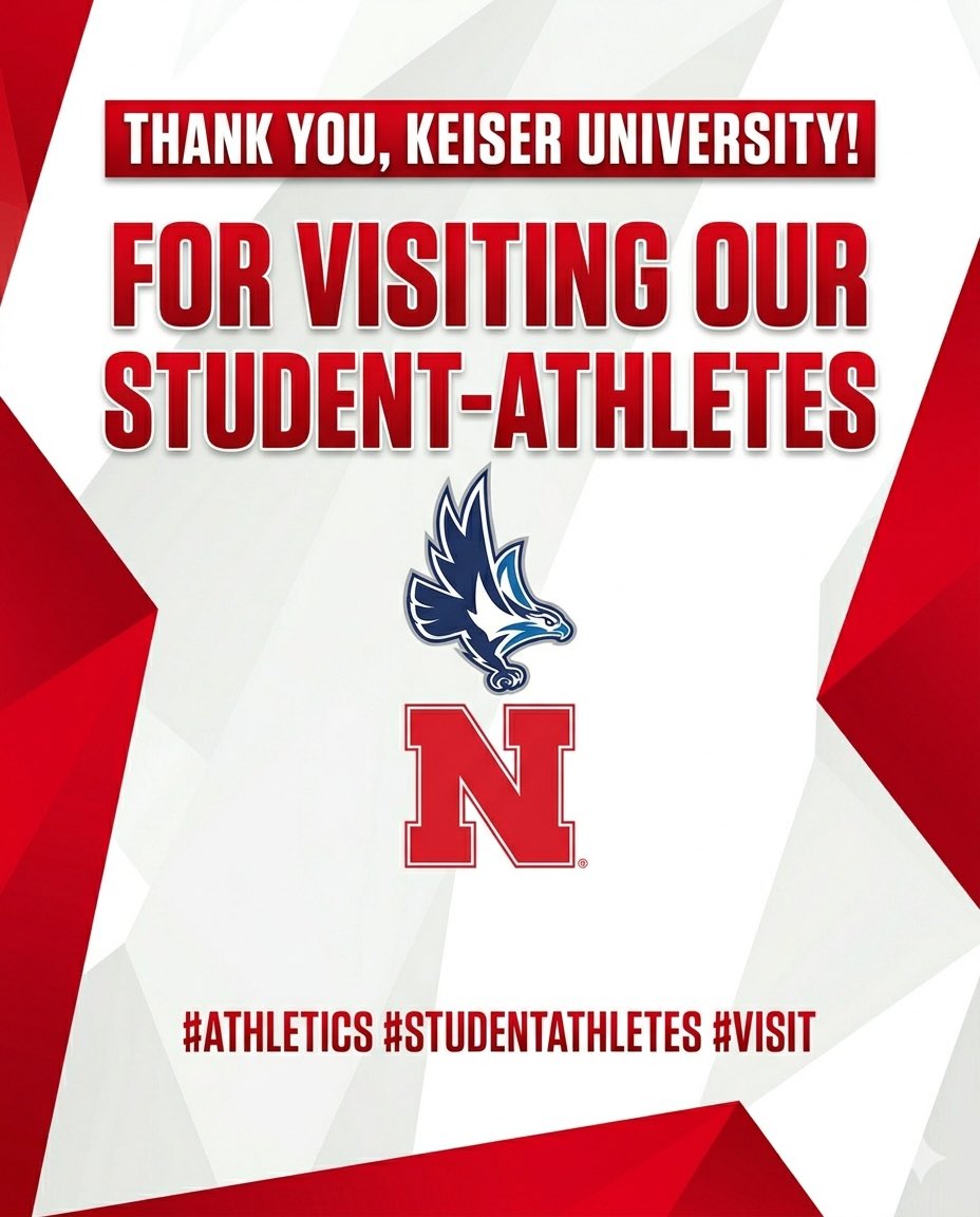 NFMHS_Football's tweet photo. BIG shout out to @KeiserFootball for stopping in and checking up on our student athletes!! Always enjoy having their coaches on campus!! Thank you!! #GBR #GoBigRed #NorthFortMyers https://t.co/WtI7pbEAkh