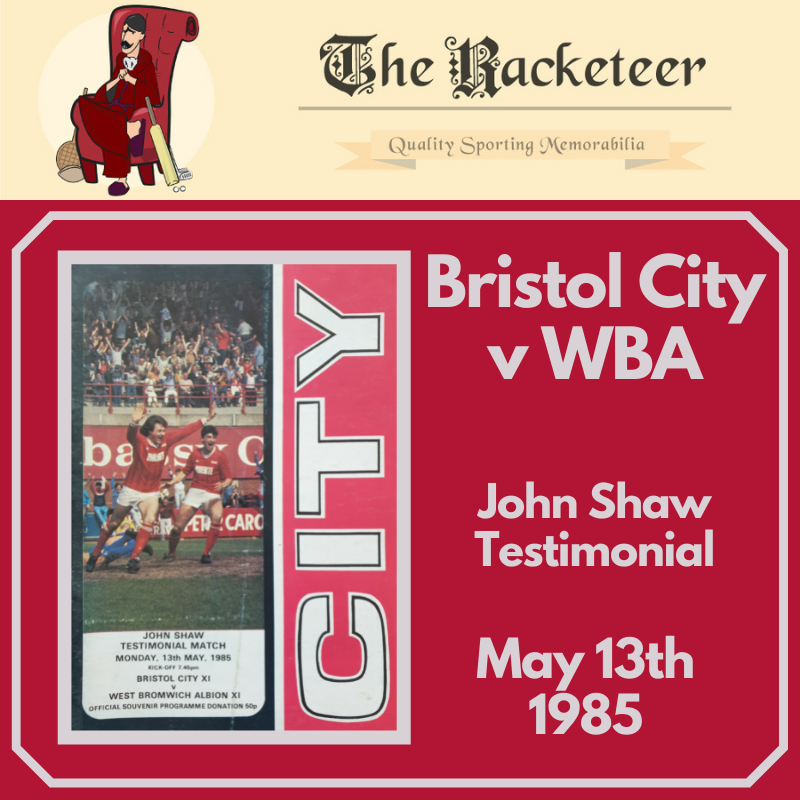 Theracketeer1's tweet photo. #OnThisDay in 1985, and @BristolCity were playing @WBA in a #testimonial game for John Shaw

#footballprogrammes #BristolCity #WBA @thevirtualrobin 

https://t.co/rlQHPBi71g https://t.co/9GbPJUK4zr