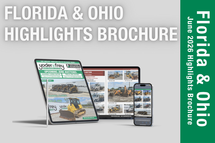 yoderandfrey's tweet photo. 📆June Combined Brochure Now Available

Take a look at the latest brochure packed with high-quality machinery and equipment heading to auction in Florida and Ohio ‼️

View brochure: https://t.co/KFNb6QJh0H

Register: https://t.co/XKRPv0XVe8 https://t.co/HmV4O5lzOh