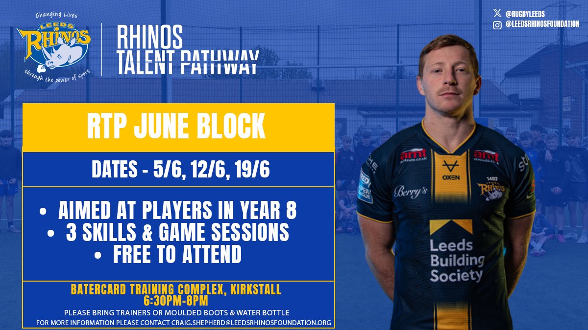 Leeds Rhinos Foundation tweet media
