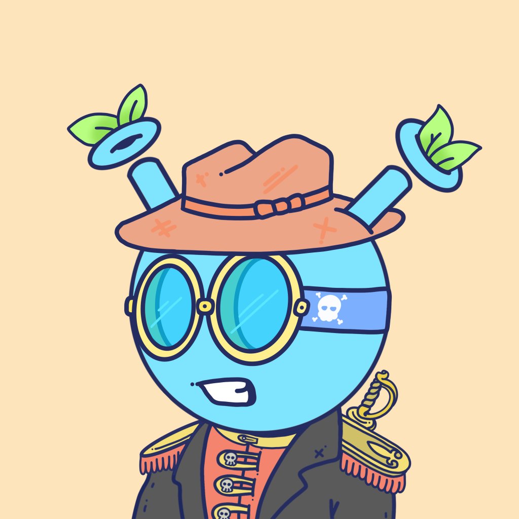 RealPapii's tweet photo. Say hello to my newest Quirk

I have been drawn to this one several times over the years, Pirate Garbs are pretty underrated imo ... 

Today @NV_WHO was finally ready to jump into Quirks so I had him grab it and we did a trade 🔥🔥

Onboarding continues... new holders everyday https://t.co/YjFMcmH74o