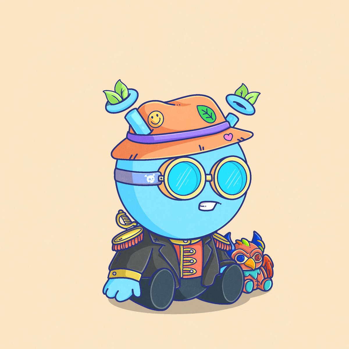 RealPapii's tweet photo. Say hello to my newest Quirk

I have been drawn to this one several times over the years, Pirate Garbs are pretty underrated imo ... 

Today @NV_WHO was finally ready to jump into Quirks so I had him grab it and we did a trade 🔥🔥

Onboarding continues... new holders everyday https://t.co/YjFMcmH74o