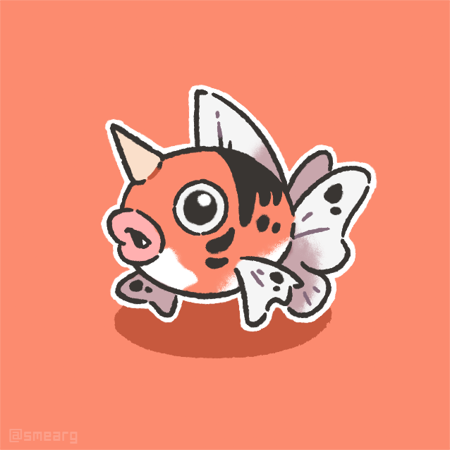 smearg's tweet photo. lil goldeen n seaking 🪙🐠 https://t.co/TrcYMys8mJ
