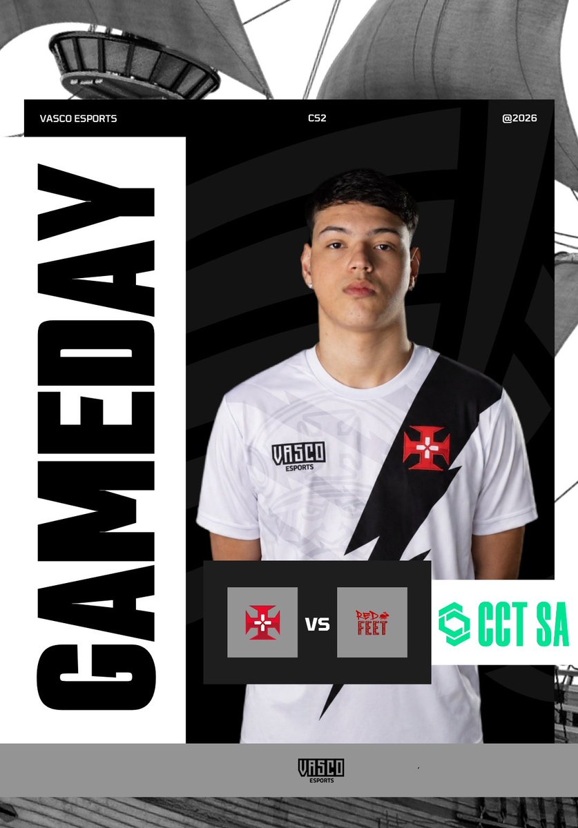 vasco_esports's tweet photo. Estamos enfrentando agora equipe Red Feet pela CCT SA! Venha apoiar o GIGANTE 💢 

📺: https://t.co/rvy9SG58aM

#govasco https://t.co/YxBE0KbeEe