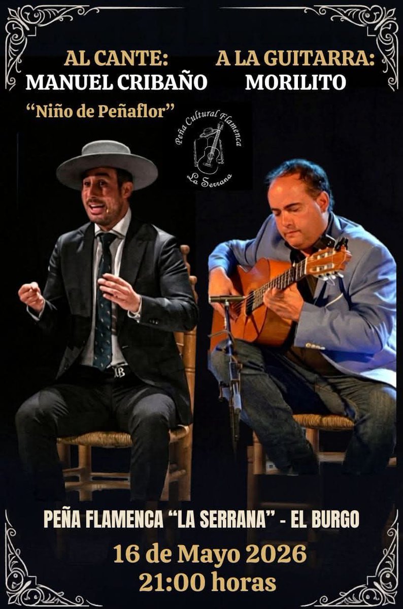 CRuralElSendero's tweet photo. Este #finde en #ElBurgo además de #naturaleza, #senderismo y buena #gastronomía, podéis disfrutar de buen #flamenco. https://t.co/MAfNhnwWef https://t.co/oNWdl1TZWF