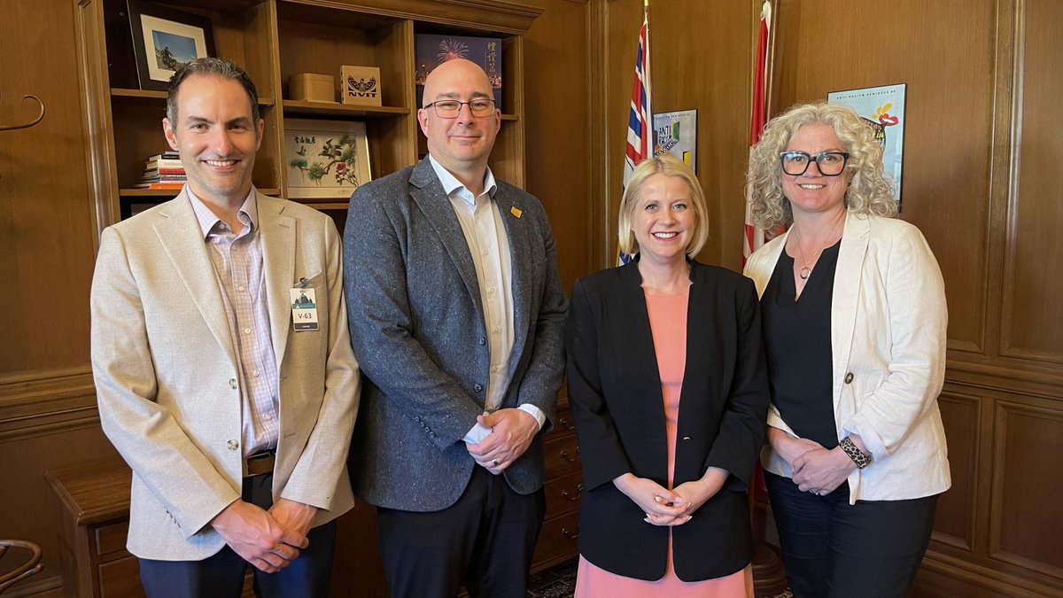 BCSTA_News's tweet photo. BCSTA President Tracy Loffler, CEO Trevor Davies, and Deputy CEO Michael Rossi met with the Ministry of Education and Child Care staff in Victoria to discuss the motions passed by school trustees at the BCSTA 2026 AGM.
 
The meeting was an opportunity to delve deeper into member motions and priorities, help refine BCSTA advocacy efforts, and hear about the Ministry’s ongoing initiatives aligned with the motions.
 
The BCSTA also met with the Minister of Education and Child Care @lisabeare for a broader conversation on the state of school trustee governance in British Columbia.

Given the ongoing debate and proposed legislative changes in Ontario and BCSTA’s commitment to meet with both the Minister and the Opposition Critic, we were encouraged by the Minister’s reaffirmation of her support for locally and democratically elected boards of education and their unique co-governance relationship with the Ministry. Minister Beare also voiced her support for the professional learning, guidance and governance assistance provided by BCSTA. 

Looking ahead, BCSTA staff will develop an implementation plan to guide motion advocacy throughout the year.

Thank you to Minister Beare and Ministry staff for their continued partnership and commitment to public education in British Columbia. We look forward to the work ahead.

 #Bced #Bcpoli #SchoolTrustees #PublicEducation