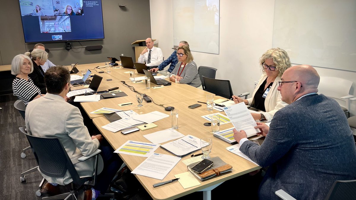 BCSTA_News's tweet photo. BCSTA President Tracy Loffler, CEO Trevor Davies, and Deputy CEO Michael Rossi met with the Ministry of Education and Child Care staff in Victoria to discuss the motions passed by school trustees at the BCSTA 2026 AGM.
 
The meeting was an opportunity to delve deeper into member motions and priorities, help refine BCSTA advocacy efforts, and hear about the Ministry’s ongoing initiatives aligned with the motions.
 
The BCSTA also met with the Minister of Education and Child Care @lisabeare for a broader conversation on the state of school trustee governance in British Columbia.

Given the ongoing debate and proposed legislative changes in Ontario and BCSTA’s commitment to meet with both the Minister and the Opposition Critic, we were encouraged by the Minister’s reaffirmation of her support for locally and democratically elected boards of education and their unique co-governance relationship with the Ministry. Minister Beare also voiced her support for the professional learning, guidance and governance assistance provided by BCSTA. 

Looking ahead, BCSTA staff will develop an implementation plan to guide motion advocacy throughout the year.

Thank you to Minister Beare and Ministry staff for their continued partnership and commitment to public education in British Columbia. We look forward to the work ahead.

 #Bced #Bcpoli #SchoolTrustees #PublicEducation