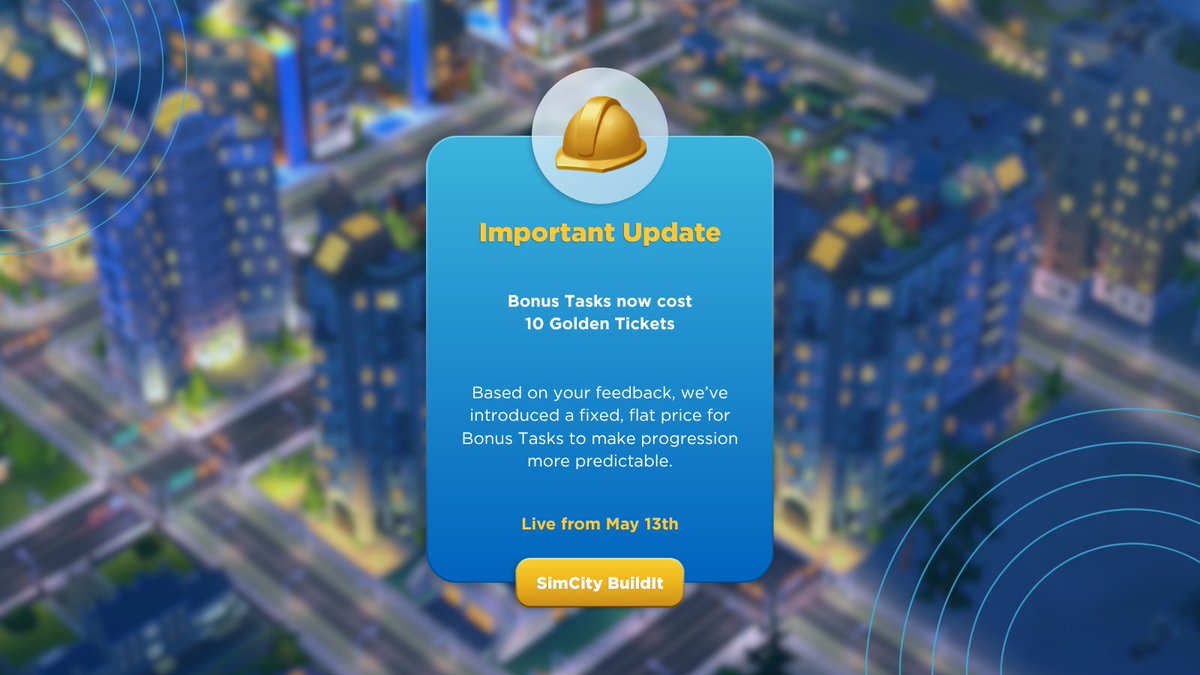 SimCity BuildIt tweet media