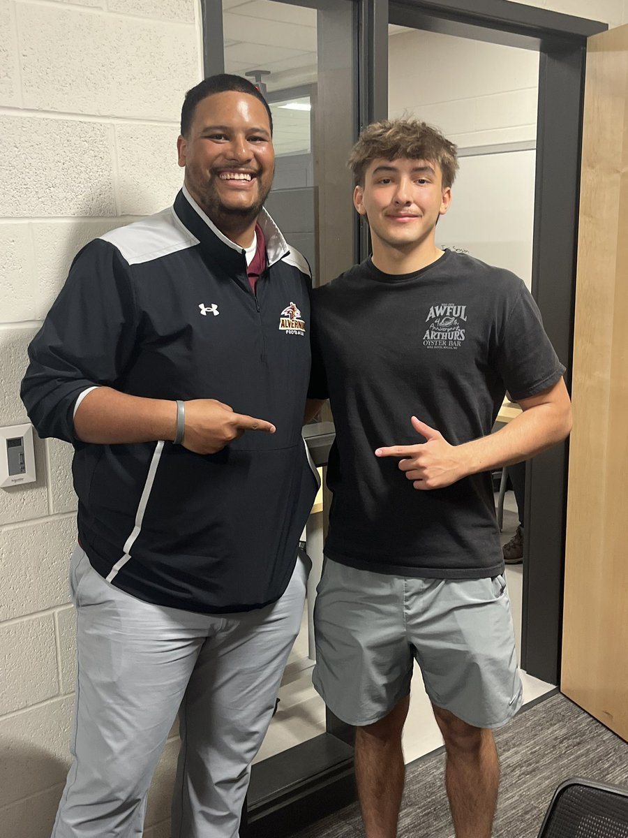 CoachJTClark's tweet photo. Thanks to Alvernia University and Coach @CoachJWaters_ for stopping in and talking to our guys today! #PHD26 https://t.co/0bwjrgzzsg