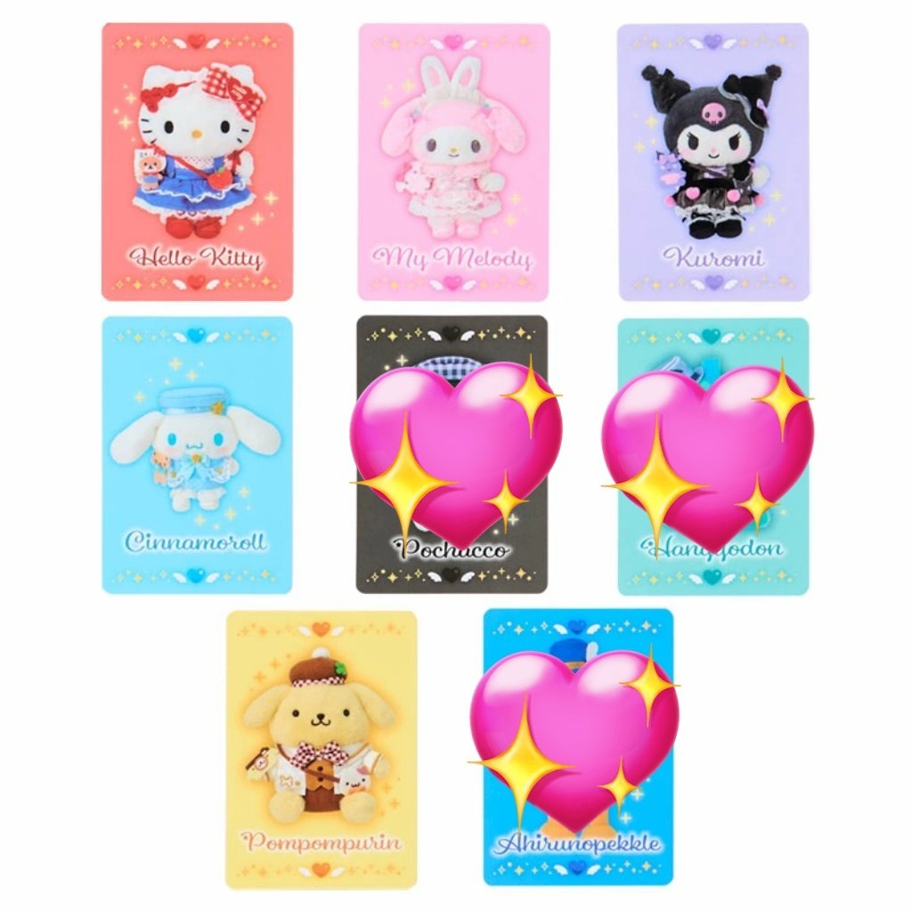 Qfgpfc's tweet photo. 【交換】サンリオ サンリオキャラクター大賞 第4弾 コレクトブック 

譲:マイメロディ、クロミ、ハローキティ、ポムポムプリン、シナモロール

求:ペックル3
異種ペックルカード系グッズ

検索からもお気軽にお問い合わせください、よろしくお願いいたします。 https://t.co/tNdZaqF7pk
